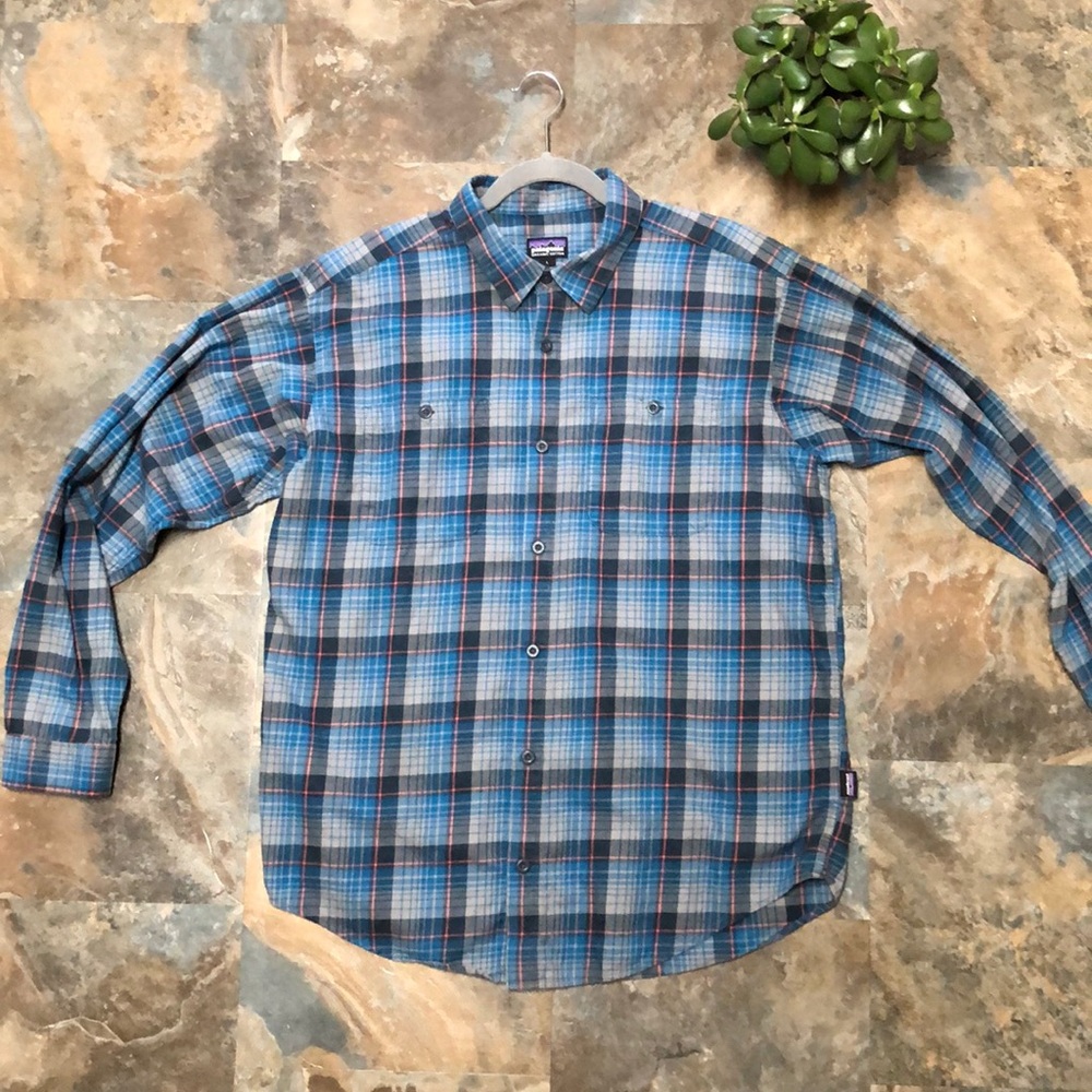 Patagonia long sleeved flannel